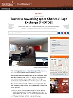 Technical.ly article - Tour new coworking space Charles Village Exchange